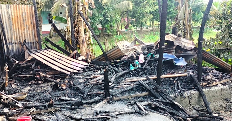 বসতঘরে আগুনে পুড়ে প্রতিবন্ধী যুবকের মৃত্যু