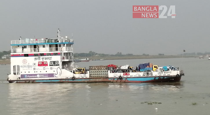 শিমুলিয়া-মাঝিকান্দি নৌ রুটে মোটরসাইকেল পারাপারে ২ ফেরি