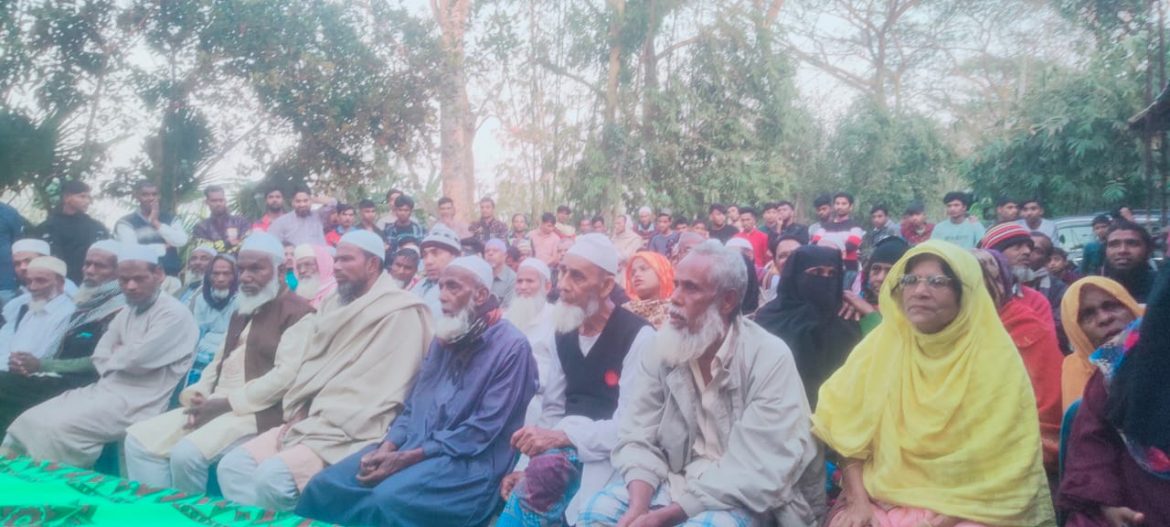 সিধলকুড়া ইউনিয়নের ৫নং ওয়ার্ডে  আঃ রশিদ গোলন্দাজের নির্বাচনী ওঠান বৈঠক