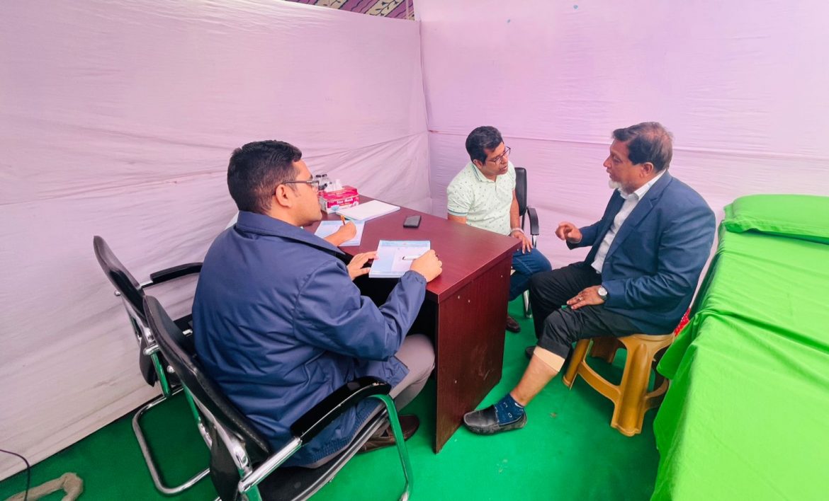 শরীয়তপুরে তারুণ্যের উৎসব উপলক্ষে ফ্রি মেডিকেল টীম