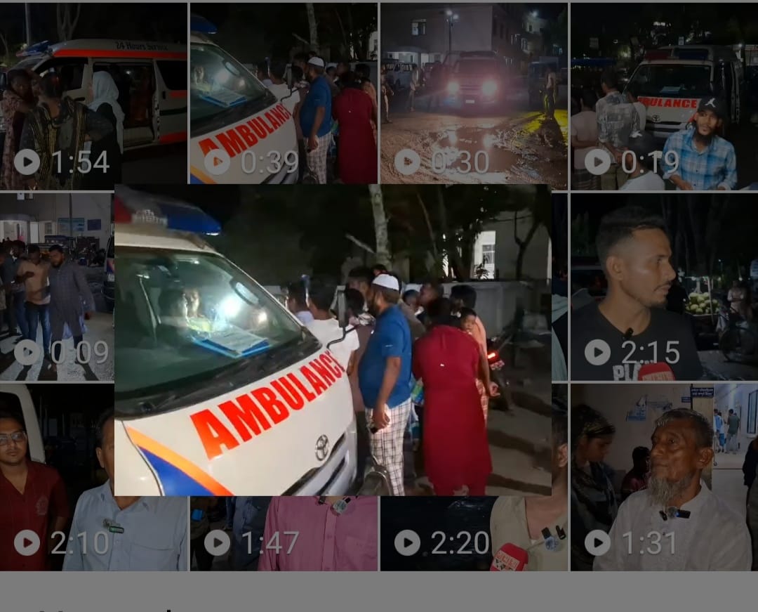 শরীয়তপুরে অ্যাম্বুলেন্স আটকে রাখলো চালক সিন্ডিকেট, ভেতরে নবজাতকের মৃত্যু!