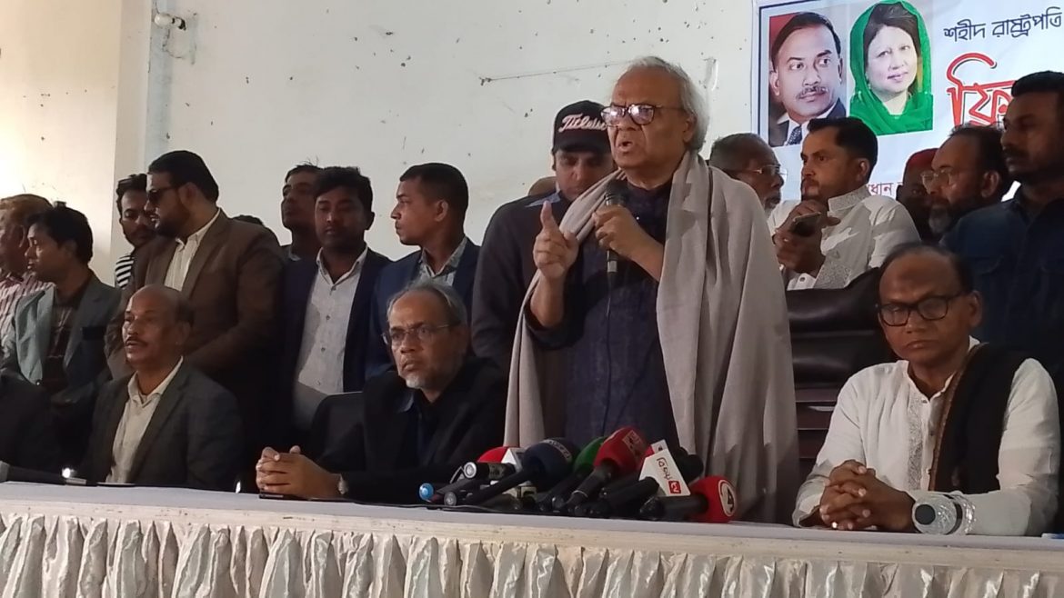 জনগন চায় একটি অবাদ ও সুষ্ঠ নির্বাচন —–রিজভী আহম্মেদ